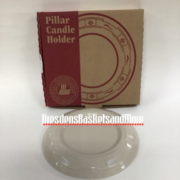 Longaberger Ivory Pillar Candle Holder NIB