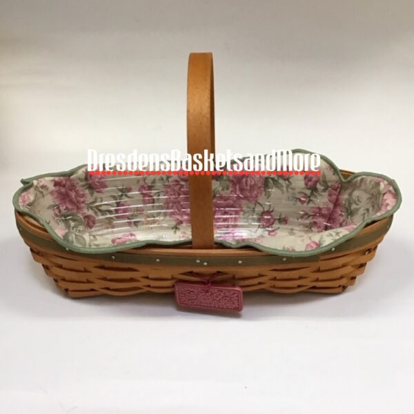 Longaberger 2001 May Series Peony Basket Combo w/ Tie On*