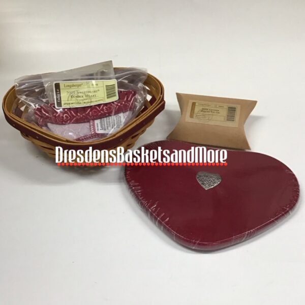 Longaberger 2009 Sweetheart Series Tender Heart Basket Set