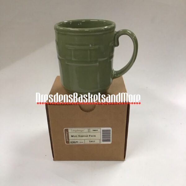 Longaberger Sage Mug NIB