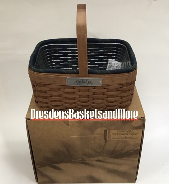 Longaberger 2007 Collectors Club Member Basket Combo SIGNED