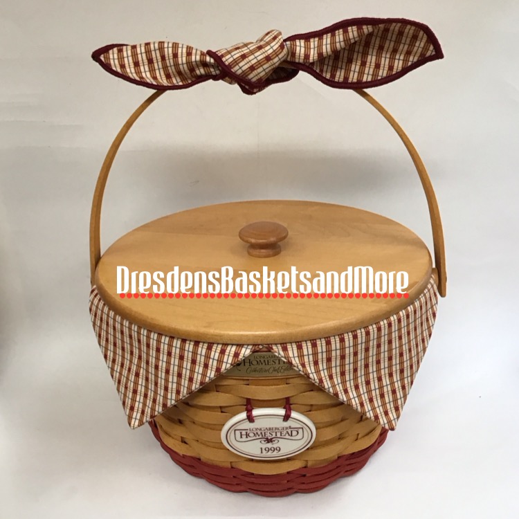 Longaberger 1999 Collectors Club Homestead Basket Set
