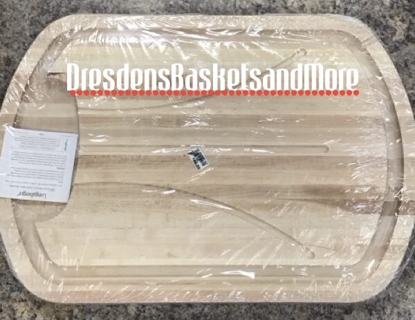 Longaberger Butcher Block Gourmet Cutting Board 24" NIP