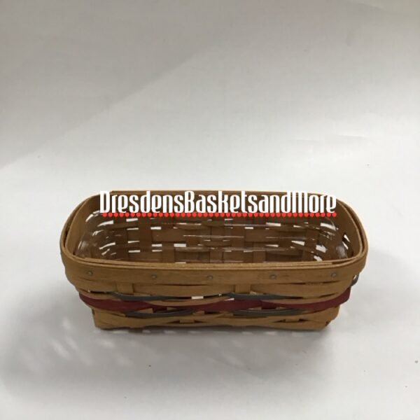 Longaberger 2007 American Celebrations Tidbit Basket w/ Protector