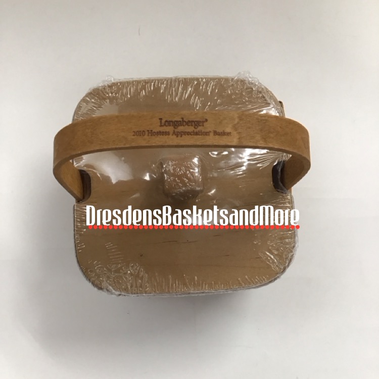 Longaberger 2010 Hostess Appreciation Basket w/ Protector & Lid