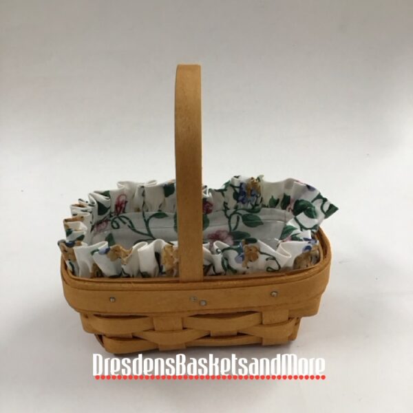 Longaberger 1999 Parsley Booking Basket Combo