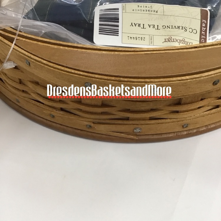 Longaberger 2004 Collectors Club Tea Tray Basket Set NIB*