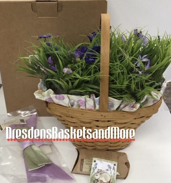 Longaberger 2004 Large Easter Basket Set NIB