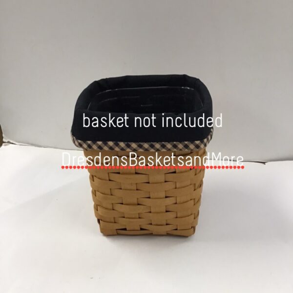 Tall Tissue Liner OTE Black/Khaki Check