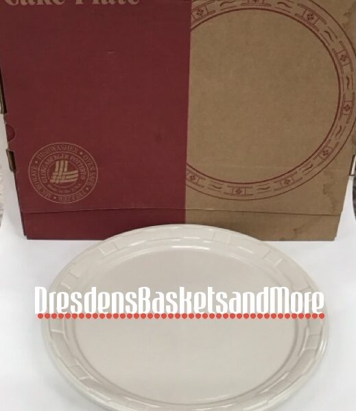 Longaberger Ivory Cake Plate NIB*