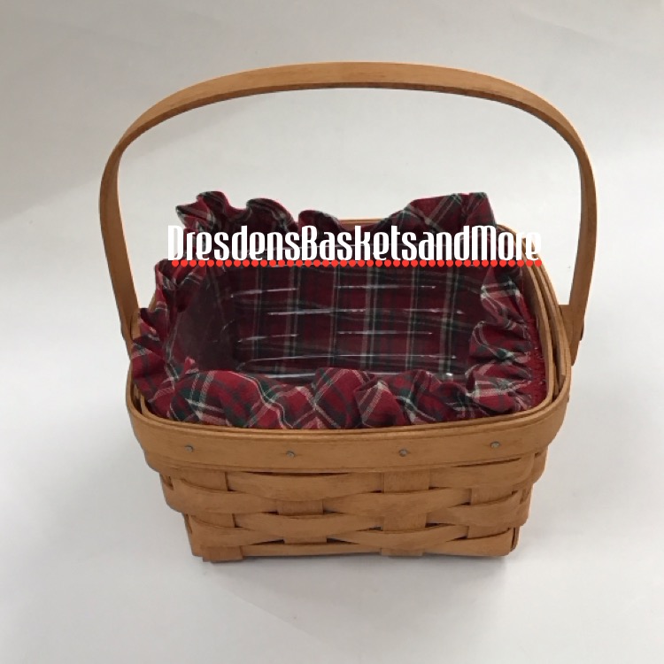 Longaberger 1990 Medium Berry Basket Combo