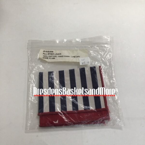 All Star Longaberger Reversible Liner