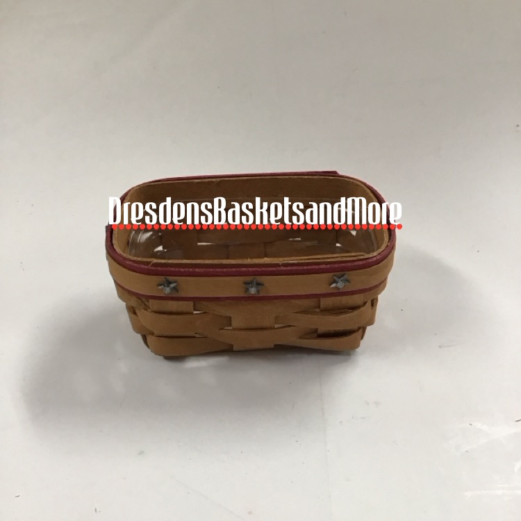 Longaberger 2009 Award Business Card Basket w/ Protector