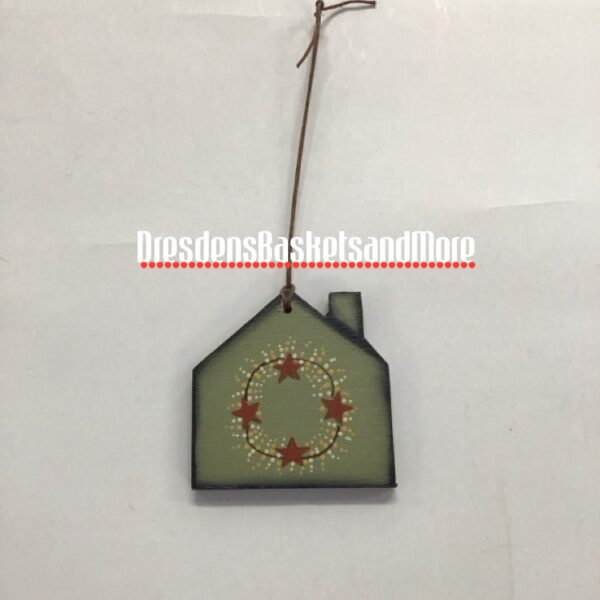 Sage House Hand Painted Tie -On