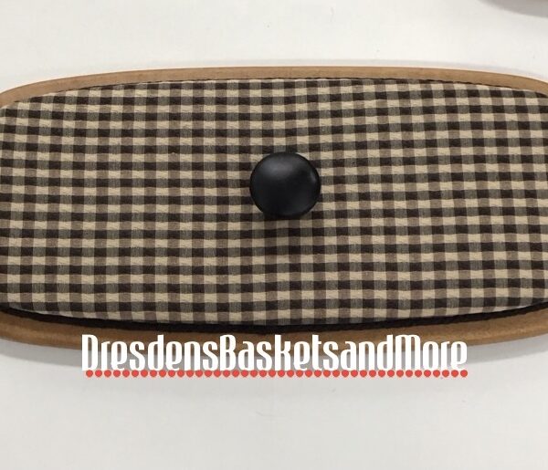 Envelope Khaki Check Fashion Lid