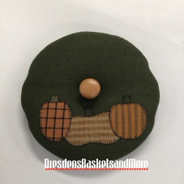 Button Fall Pumpkins Fashion Lid
