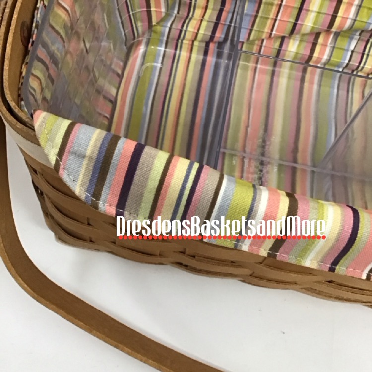 Longaberger 2010 All Together Basket w/ Divided Protector & Liner*