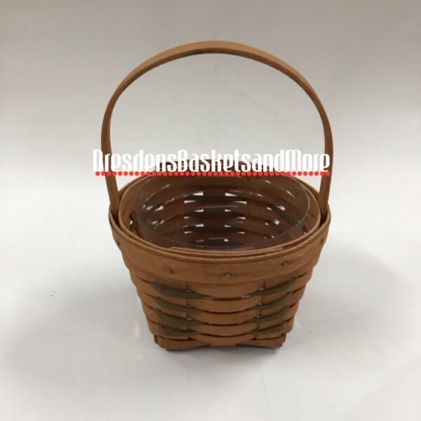 Longaberger 1990 St Patrick’s Basket O’ Luck w/ Protector