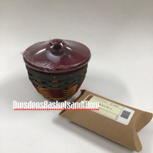 Longaberger 2008 American Celebrations 4” Bowl Basket Set