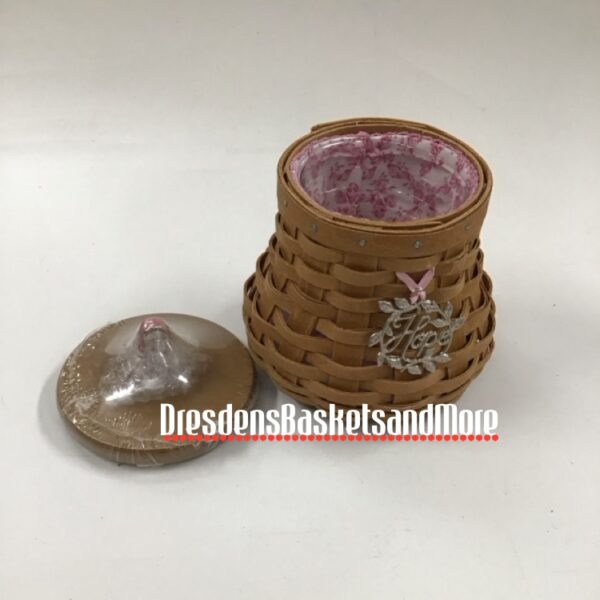 Horizon Of Hope Longaberger 2009 Basket Set Warm Brown