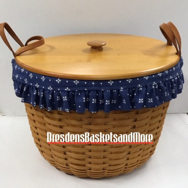 Longaberger 1997 Hostess Corn Basket Combo w/ Woodcrafts Lid*