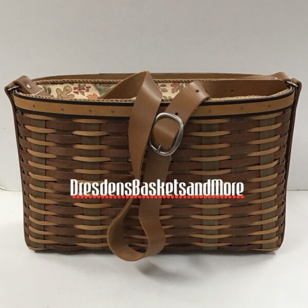 Chestnut Longaberger Hostess Carry All Basket Combo