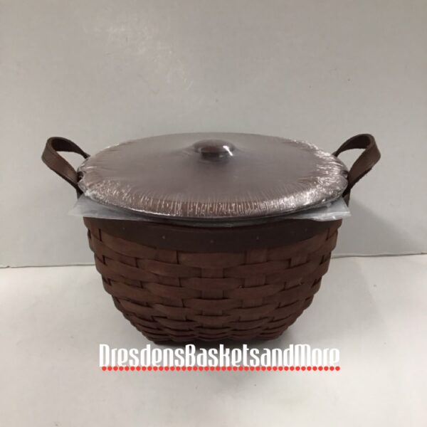 Longaberger 2007 10" American Work Merlot Basket Set