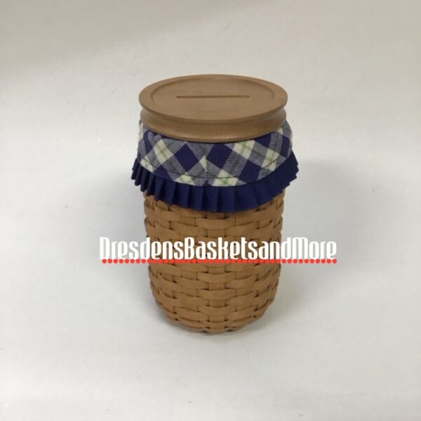 Longaberger 2003 Blue Ribbon Pride Combo w/ Bank Lid*