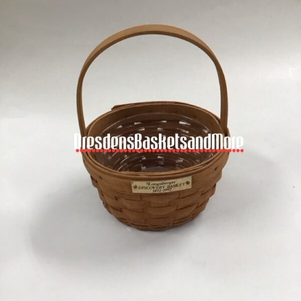 Longaberger 1992 Discovery Basket w/ Protector