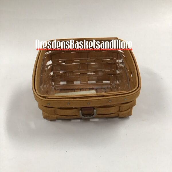 Sort & Store Longaberger 2008 Business Card II Basket w/ Protector