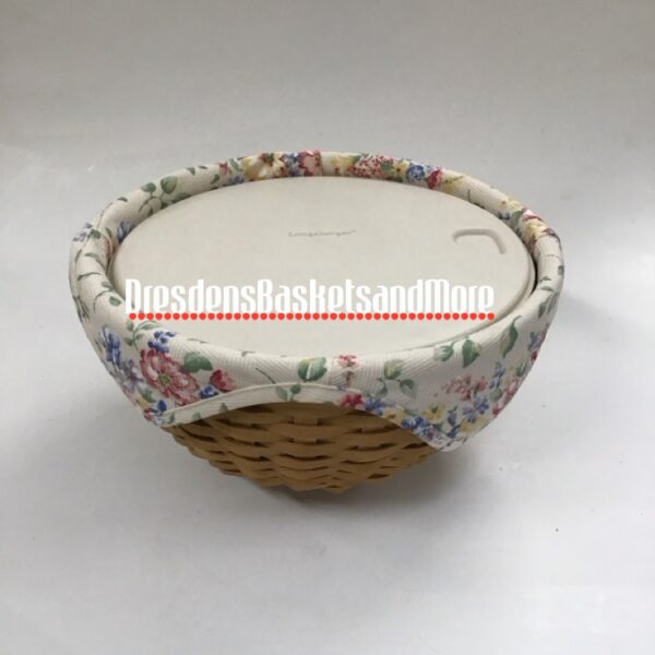 Longaberger 2003 9” Bowl Basket Combo