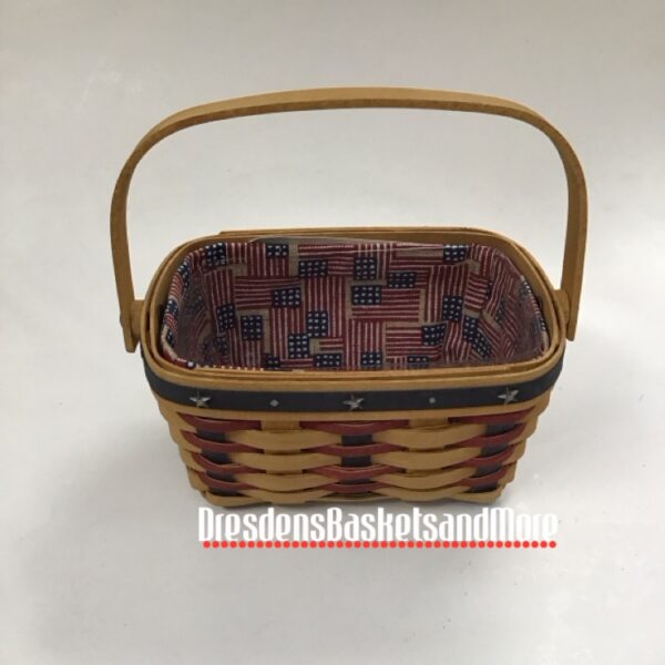 Longaberger 2004 Proudly American Tea Basket Combo*