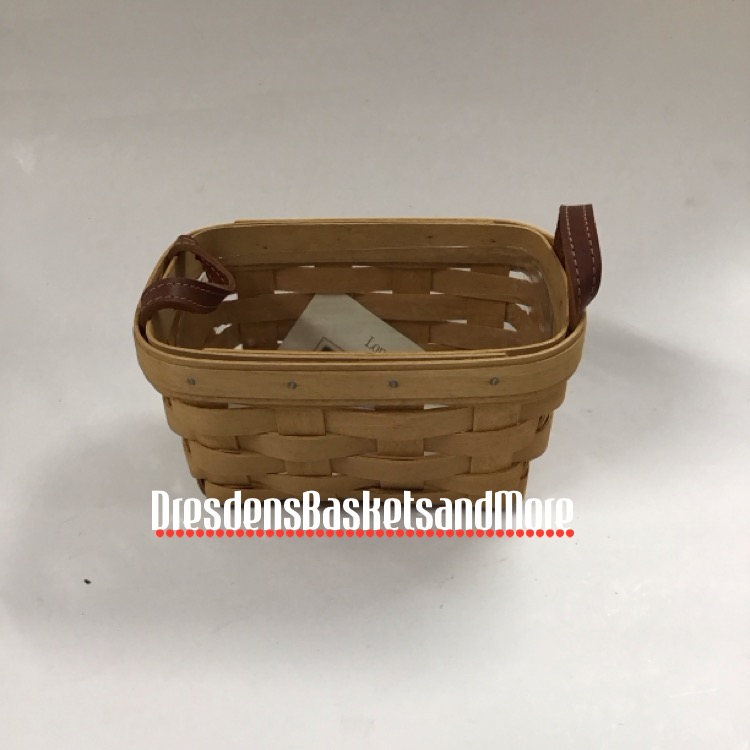 Longaberger 2003 Tea Basket w/ Protector