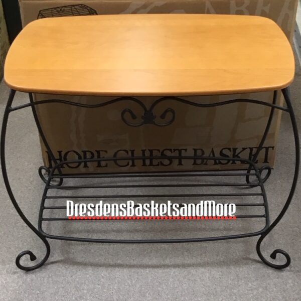 Longaberger Wrought Iron Hope Chest Stand w/ Classic Shelf*