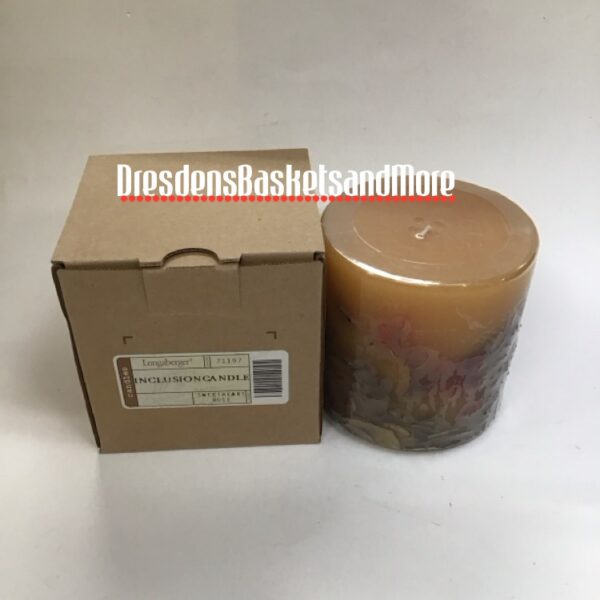 Longaberger Sweetheart Rose Inclusion Candle NIB