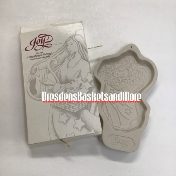 Joy Longaberger Angel Cookie Mold 1996