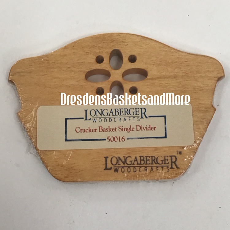 Longaberger Woodcrafts Cracker Basket Classic Divider NIP