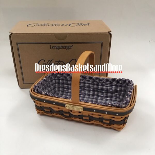 Longaberger 2000 JW Miniature Gathering Basket Combo NIB