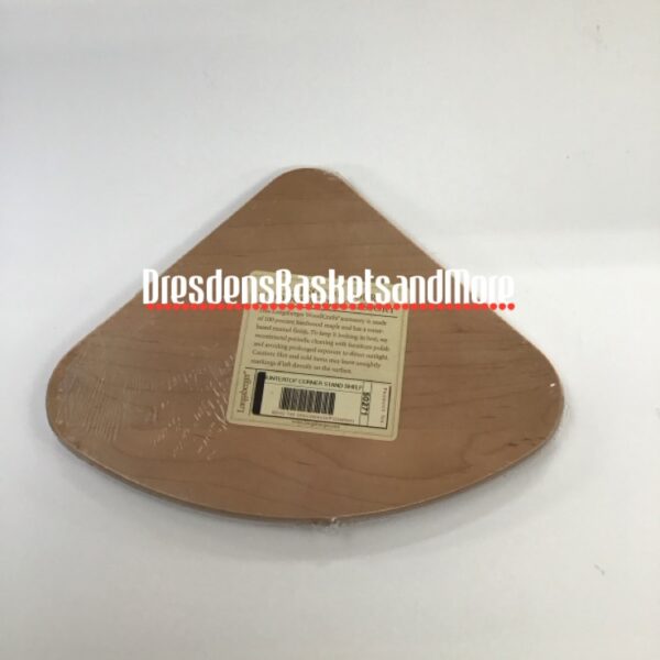 Longaberger Woodcrafts Countertop Corner Stand Shelf NIP
