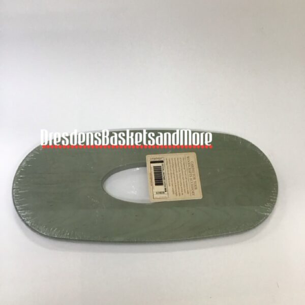 Longaberger Woodcrafts Cutout Scalloped Boutique Medium Green Lid NIP
