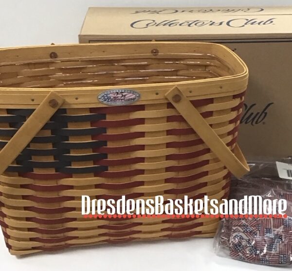 Longaberger 1998 Collectors Club 25th Anniversary Basket Combo NIB