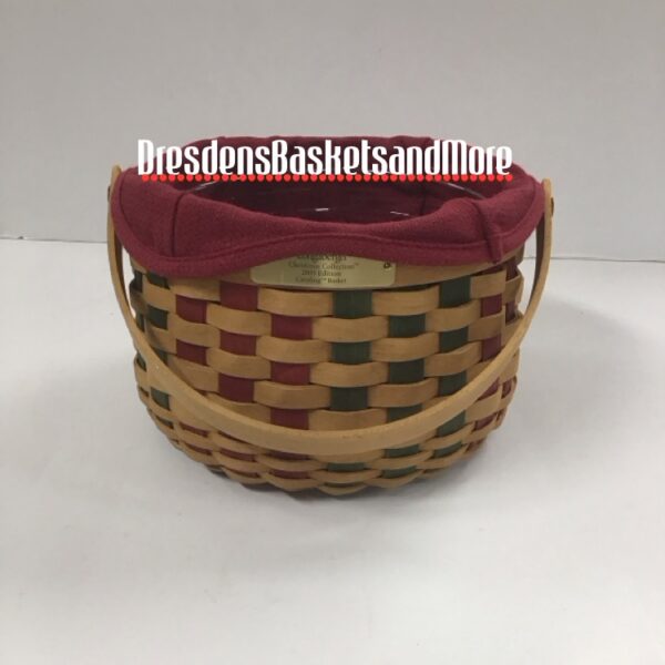 Longaberger 2003 Caroling Basket Combo