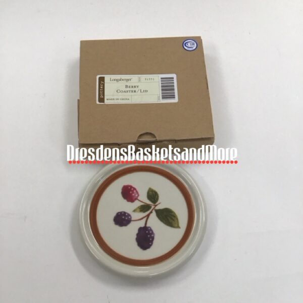 Longaberger Berry Lid/Coaster NIB