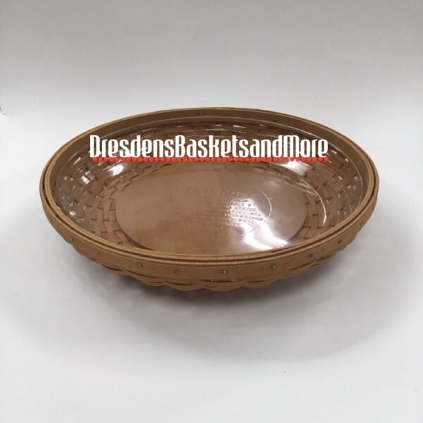Longaberger 2005 Shallow Bowl Basket w/ Protector*