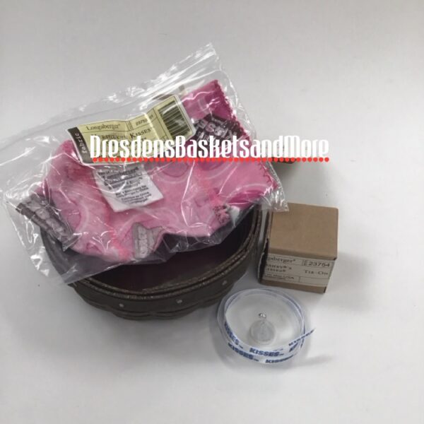 Longaberger 2010 Hershey Kiss Basket Combo w/ Tie On