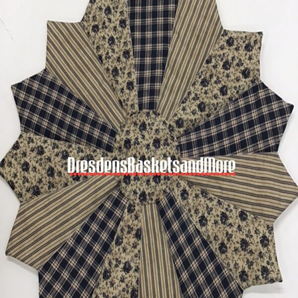 Small Table Topper Stripes, Checks, & Flowers