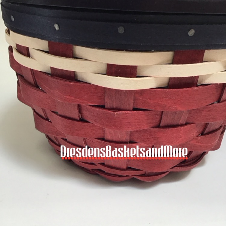 Longaberger 2011 Americana Small Ware Basket w/ Protector & Woodcrafts Lid*