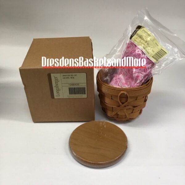 Longaberger 2013 Horizon of Hope Basket Set NIB