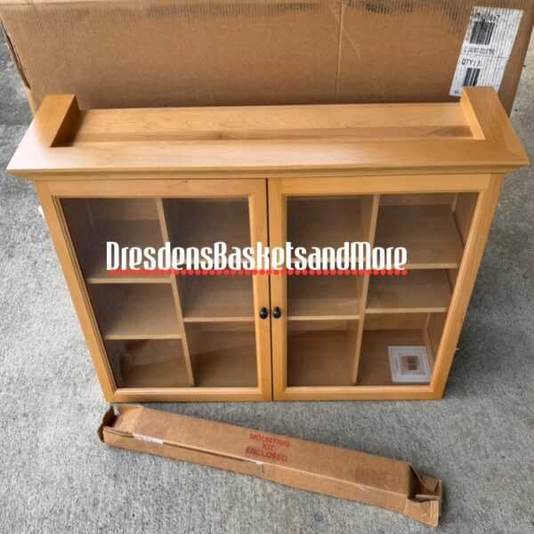 Longaberger Collectors Club Display Cabinet NIB