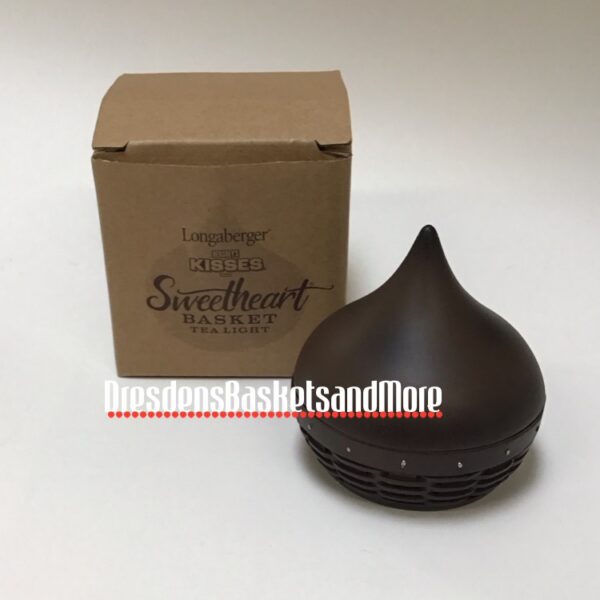 Longaberger Hershey Kiss Resin Basket Tealight NIB